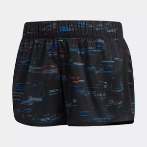 Adidas WOMEN'S RUNNING M10 GRAPHIC SHORTS size M